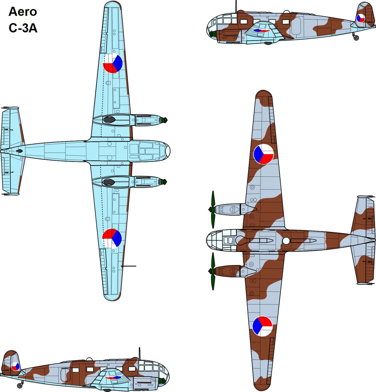 Aero C-3A, C-3B, C-103