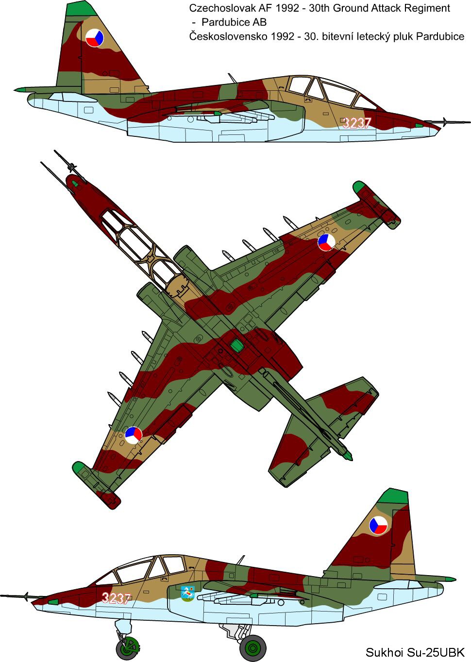Sukhoi Su-25UB / Su-25UBK